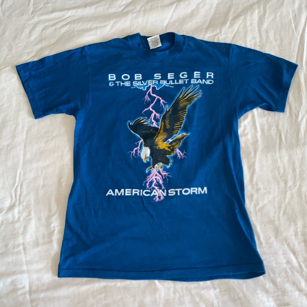 1986 bob seger vintage single stitch concert tee